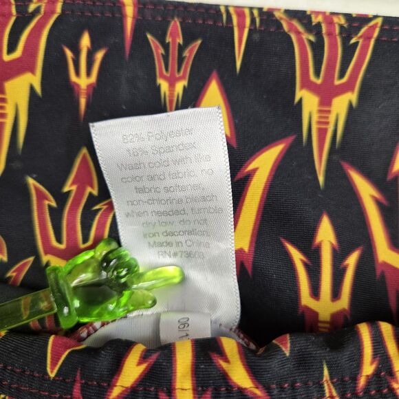 Zoozatz ASU Arizona State University Sun Devils Pitchfork Print Leggings Sz M - Picture 4 of 6